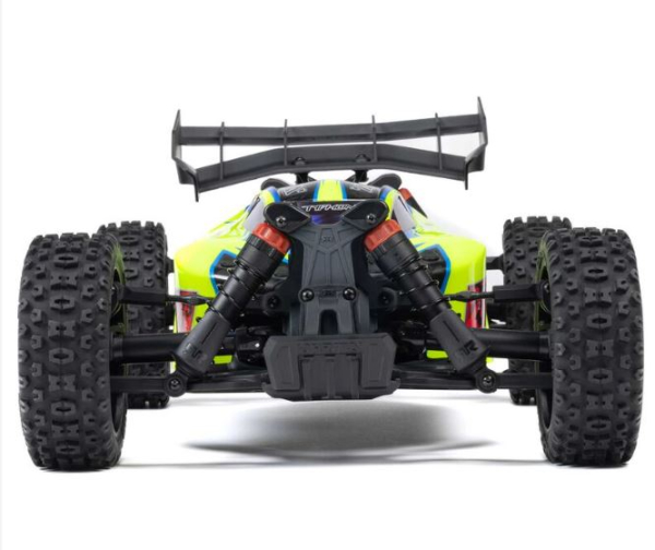 ARA4306V4T2 1/8 TYPHON 223S DSC 4X4 RTR Brushless Buggy, gelb